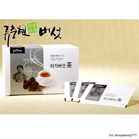 류충현 차가버섯차 1.5/30티백 원료의 맛과 향이 산